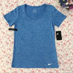 Nike Tops - Nike dri-fit workout tee blue Nike Tops - Nike dri-fit workout tee blue